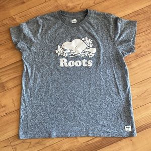Roots Canada Salt and Pepper Short Sleeve T-Shirt